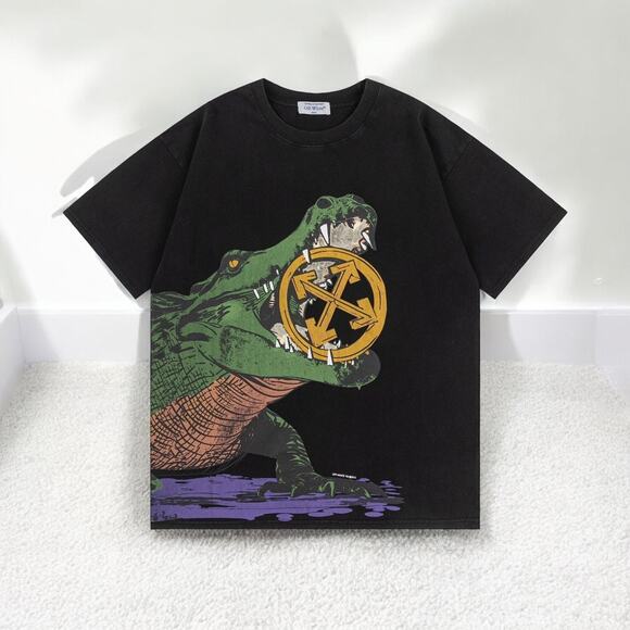 OFF-WHITE Crew neck, short sleeves Size: M - Picture 1 of 7